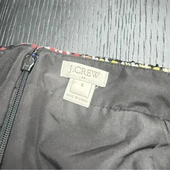 J CREW Multicolored Tweed Mini Skirt - Size 6 - Picture 6 of 7